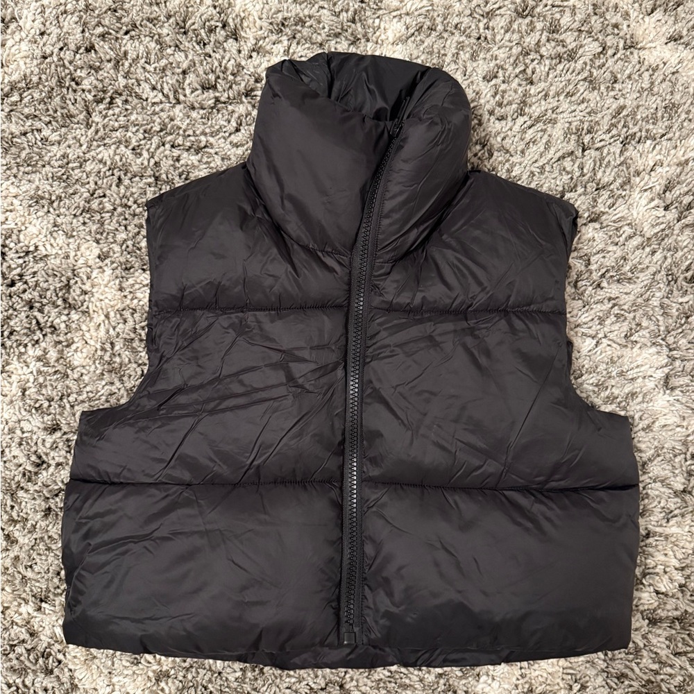 Black Puffer Vest